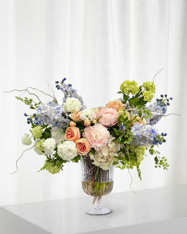 Mixed 36" Faux Floral Arrangement in Tubbiness Vase